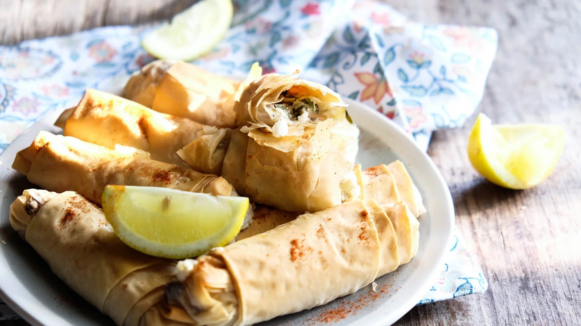 Spinach, cheese & olive rolls — Chris' Foods