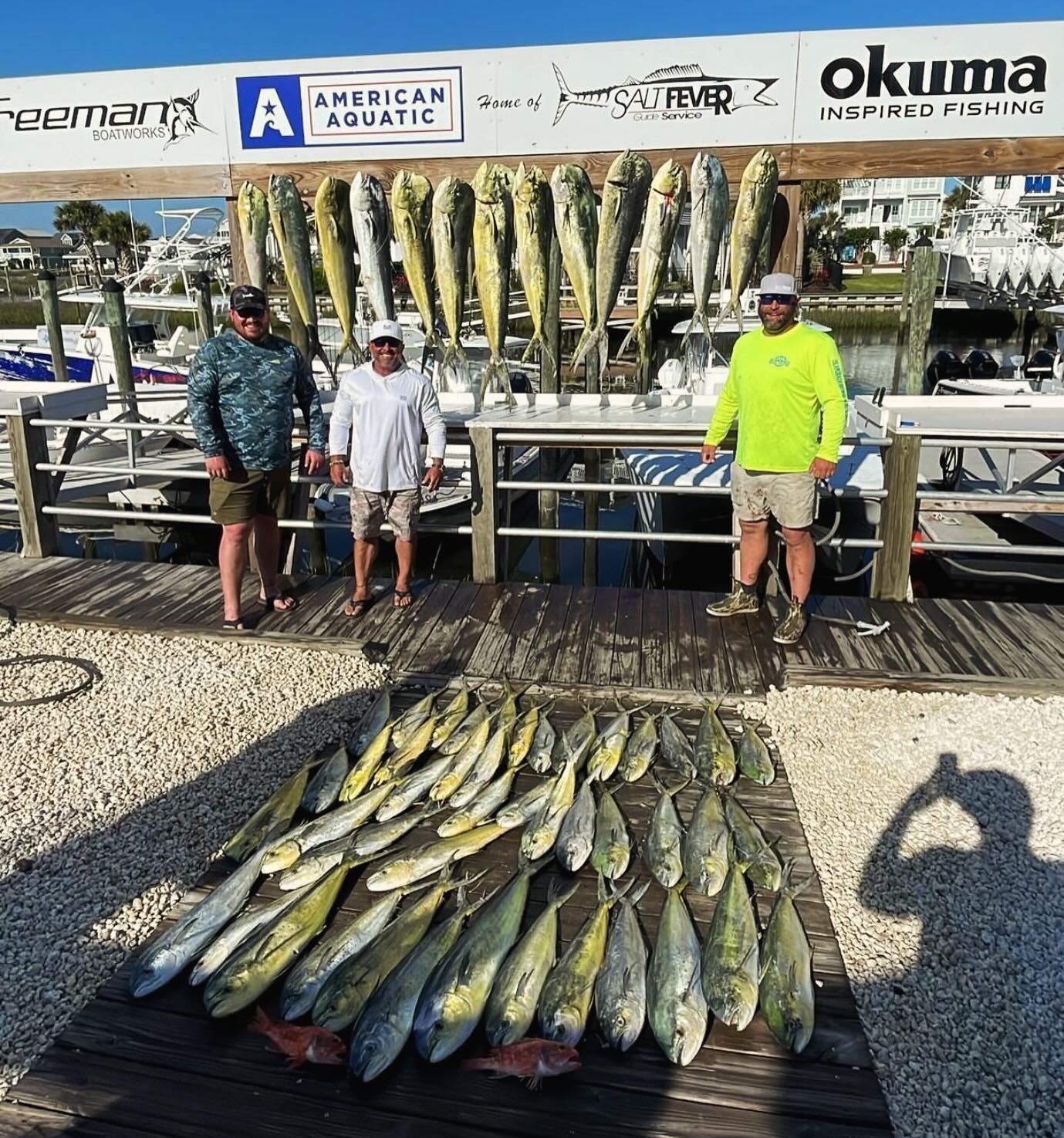The boys crushed them today!! I hope this is a sign of a good season to come! 
🔥
💥
🔥
@SaltFeverGuideService&mdash;&gt; 910.250.3021
.
.
LIKE OUR PAGE TO FOLLOW THE SQUAD
🇺🇸🐟🇺🇸🐟🇺🇸🐟🇺🇸🐟🇺🇸🐟🇺🇸🐟🇺🇸🐟
.
@AmericanAquatic
.
.
| #SaltFeve