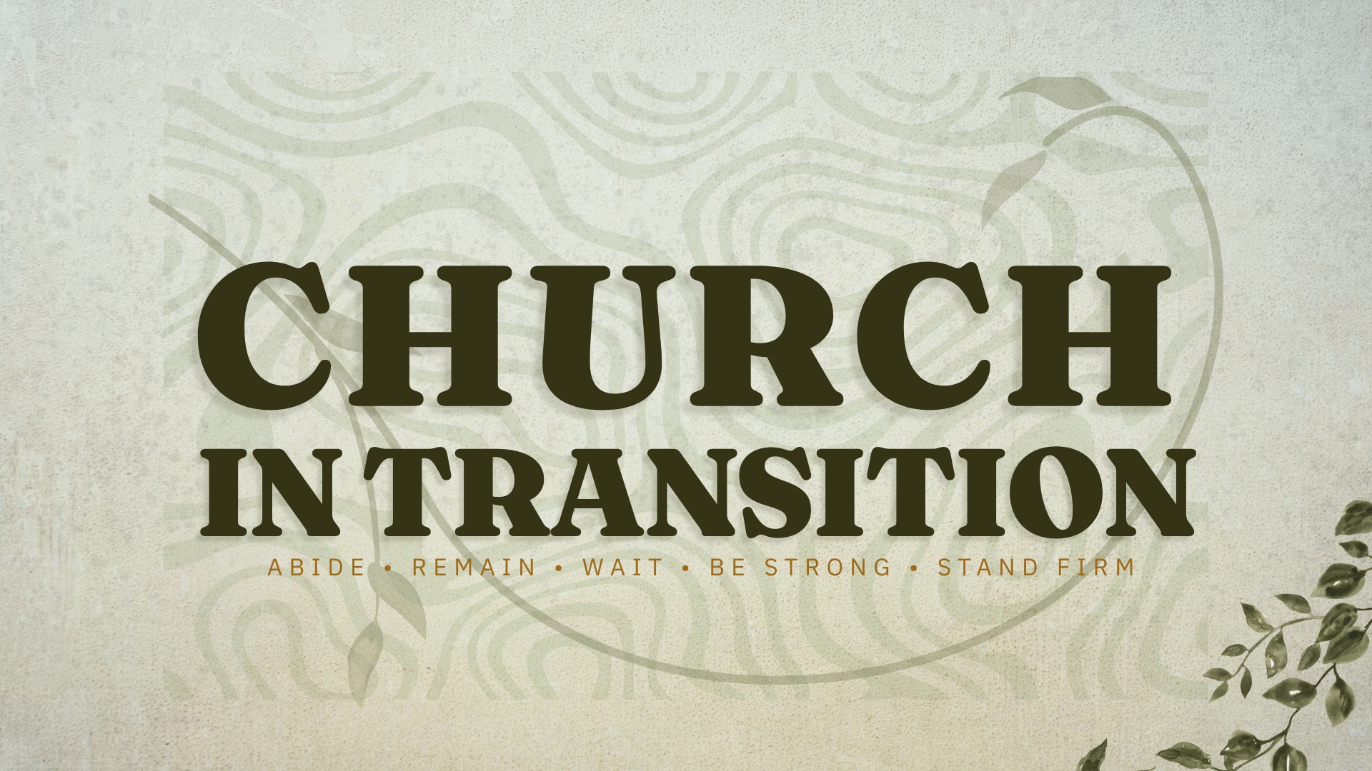Church in Transition | Fearless Future
