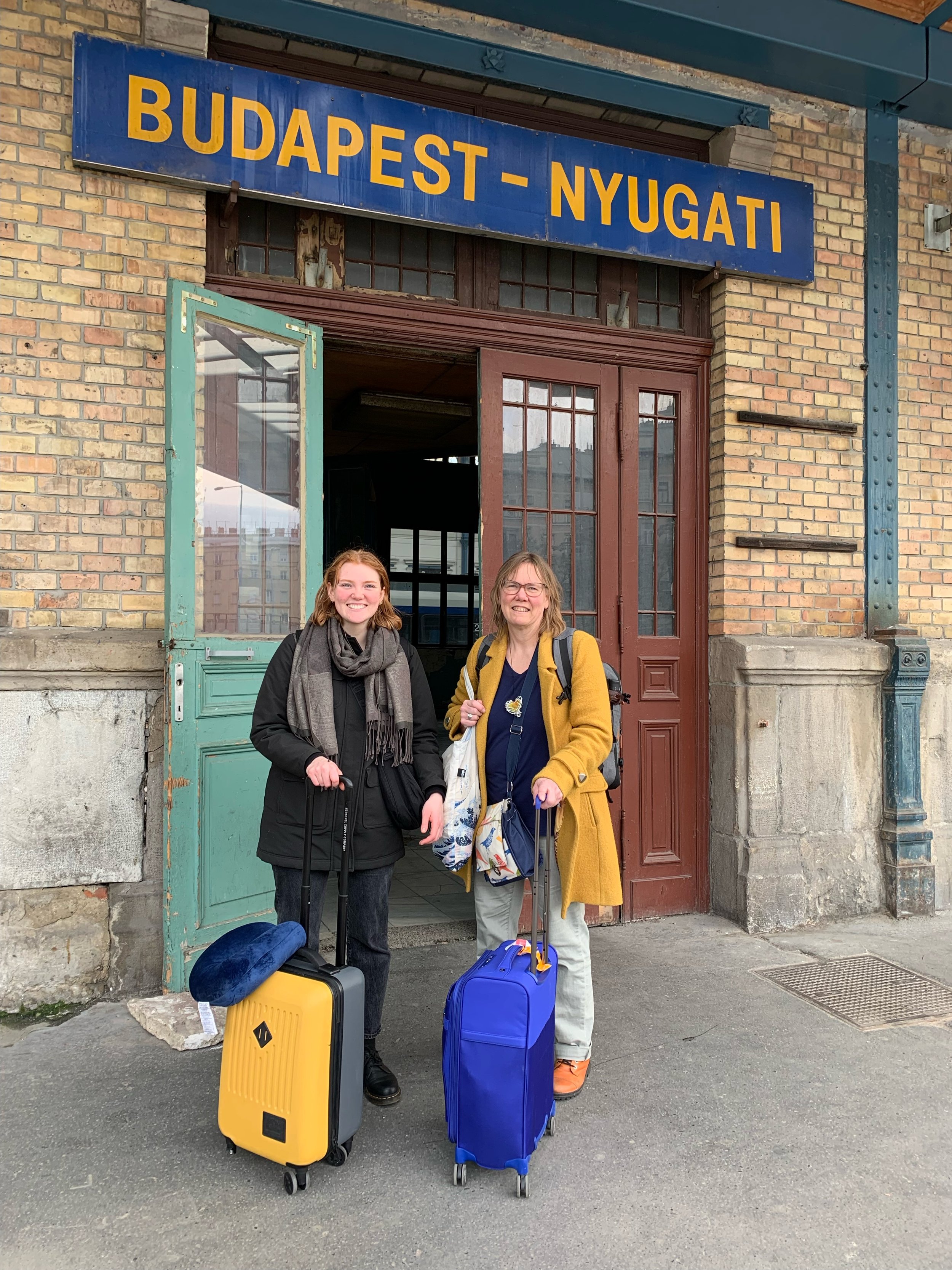 Budapest with my daughter, Sinéad