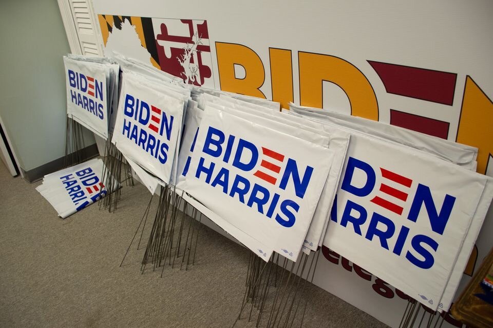 BidenHarris Signs Available Now! — Calvert County Democratic Party
