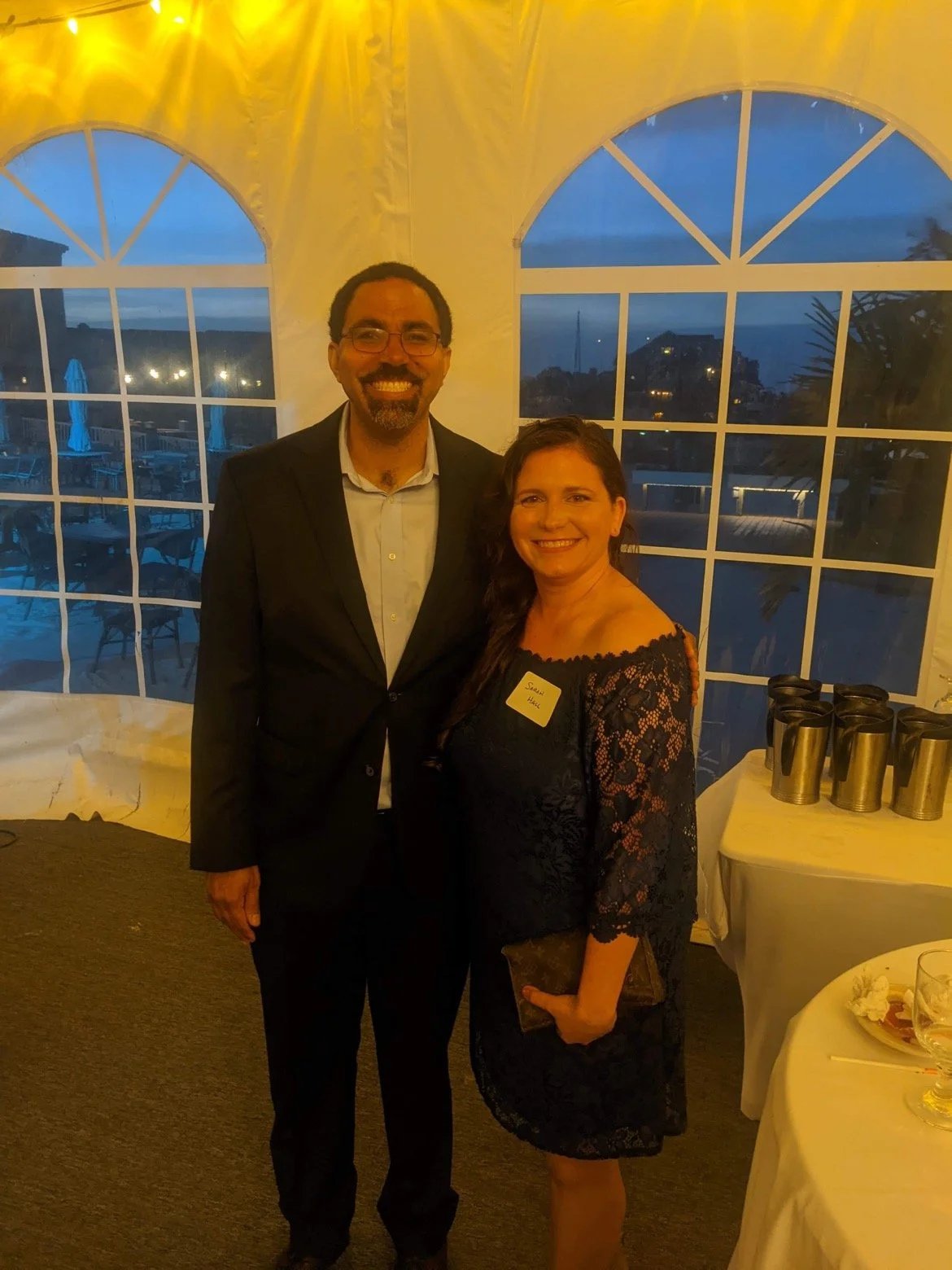 CCDCC Member Sarah Hall and Candidate for Maryland Governor, John King.
