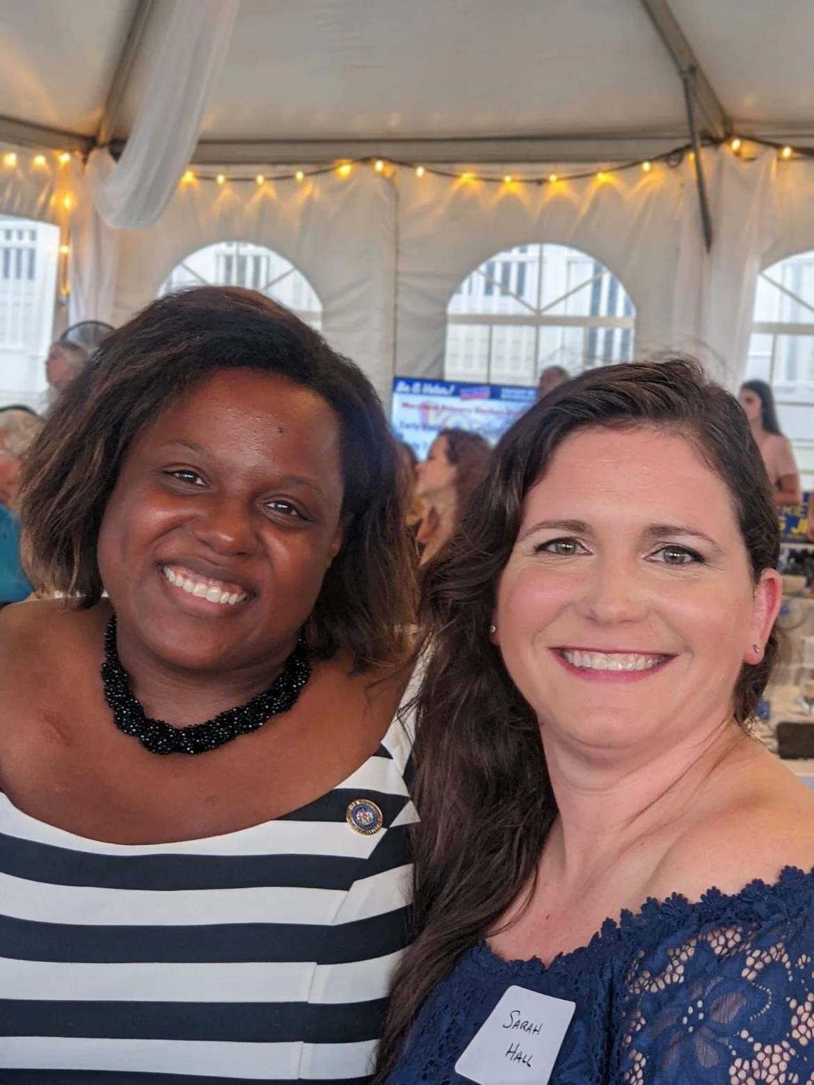 CCDCC Member Sarah Hall and Delegate Rachel Jones