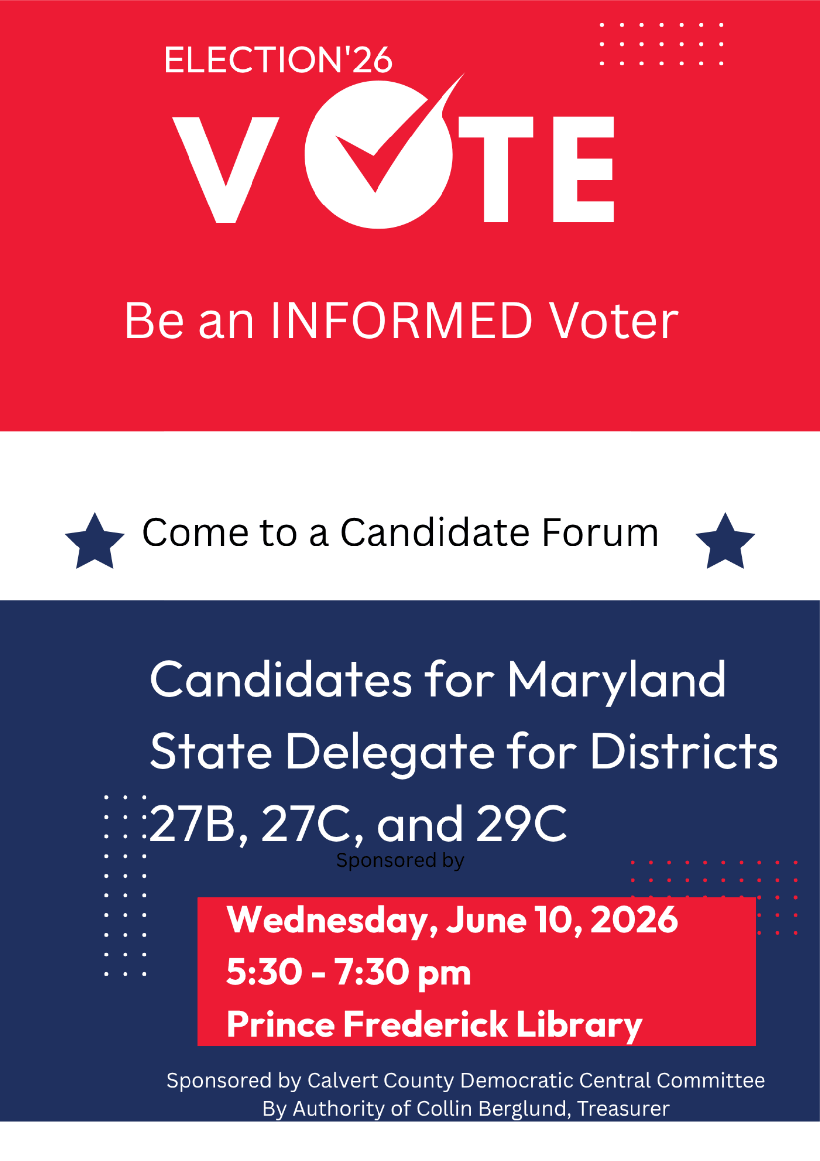 State Delegate Candidate Forum