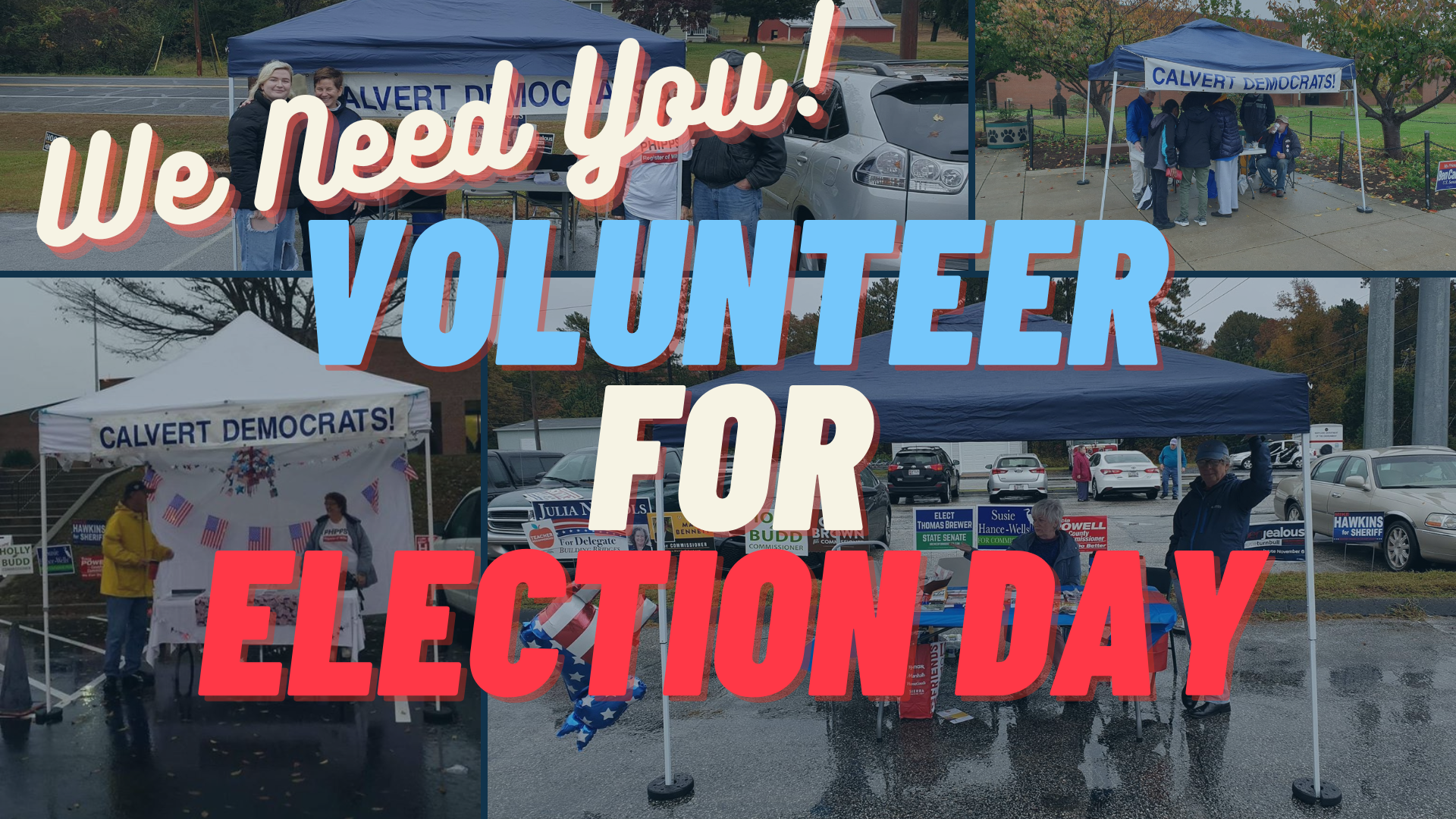 Volunteer On Primary Election Day