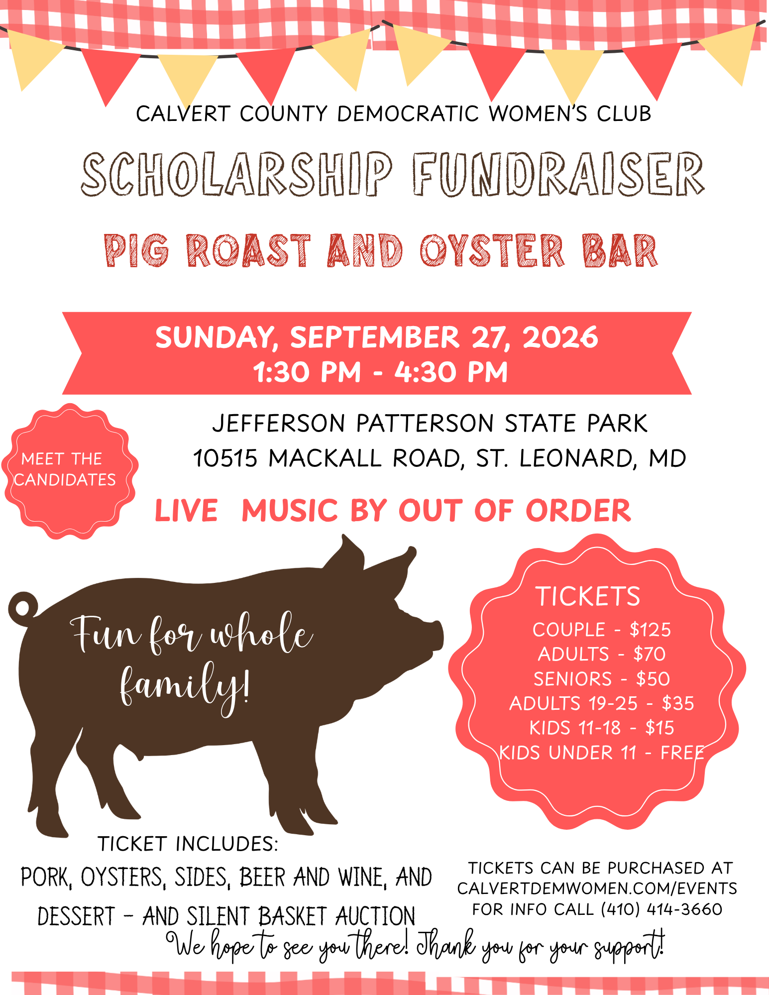Calvert Democratic Women's Pig Roast