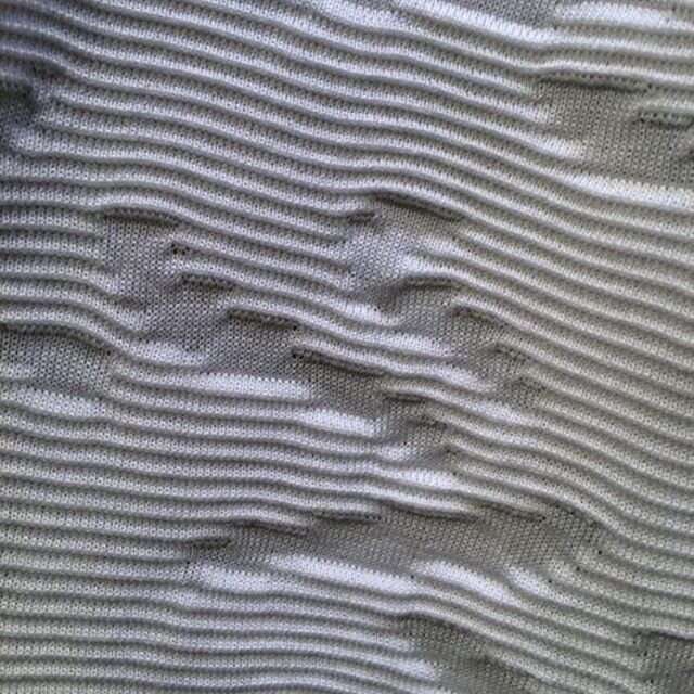 The next few posts are going to focus on simple stitch structures. 
This horizontal rib is interrupted by patches of plain jersey. Adding a unique feel to a very common structure. 
#knitmelbourne #shimaseiki #madeinmelbourne #madeinaustralia #ethical