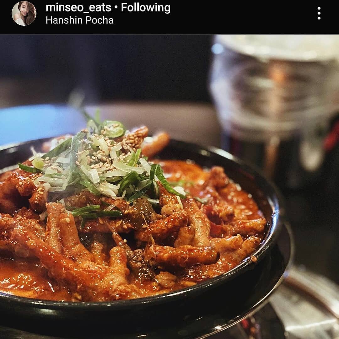 Thank you for coming @minseo_eats 
We love your pic! 
Check her Instagram she loves food and has good pictures. 
Please come and enjoy! 
#dakbal #chickenfeet #food #koreanfood #instagood #koreatownla #spicyfood #ktownla #hanshinpochala #laktown #엘에이한