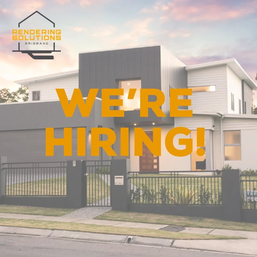 Calling all rendering professionals! We are currently looking for experienced Renderers, Trowel Hands and Labourers to join our expanding team. Give us a call today to apply - 0498 744 552.
All applicants require their own transportation and hand too