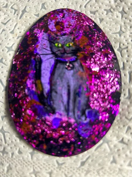 My Kitty - custom hanging ornament