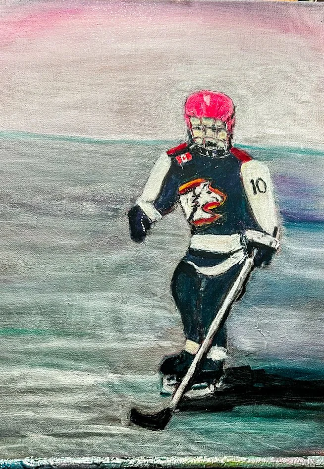 Hockey Girl - Portrait
