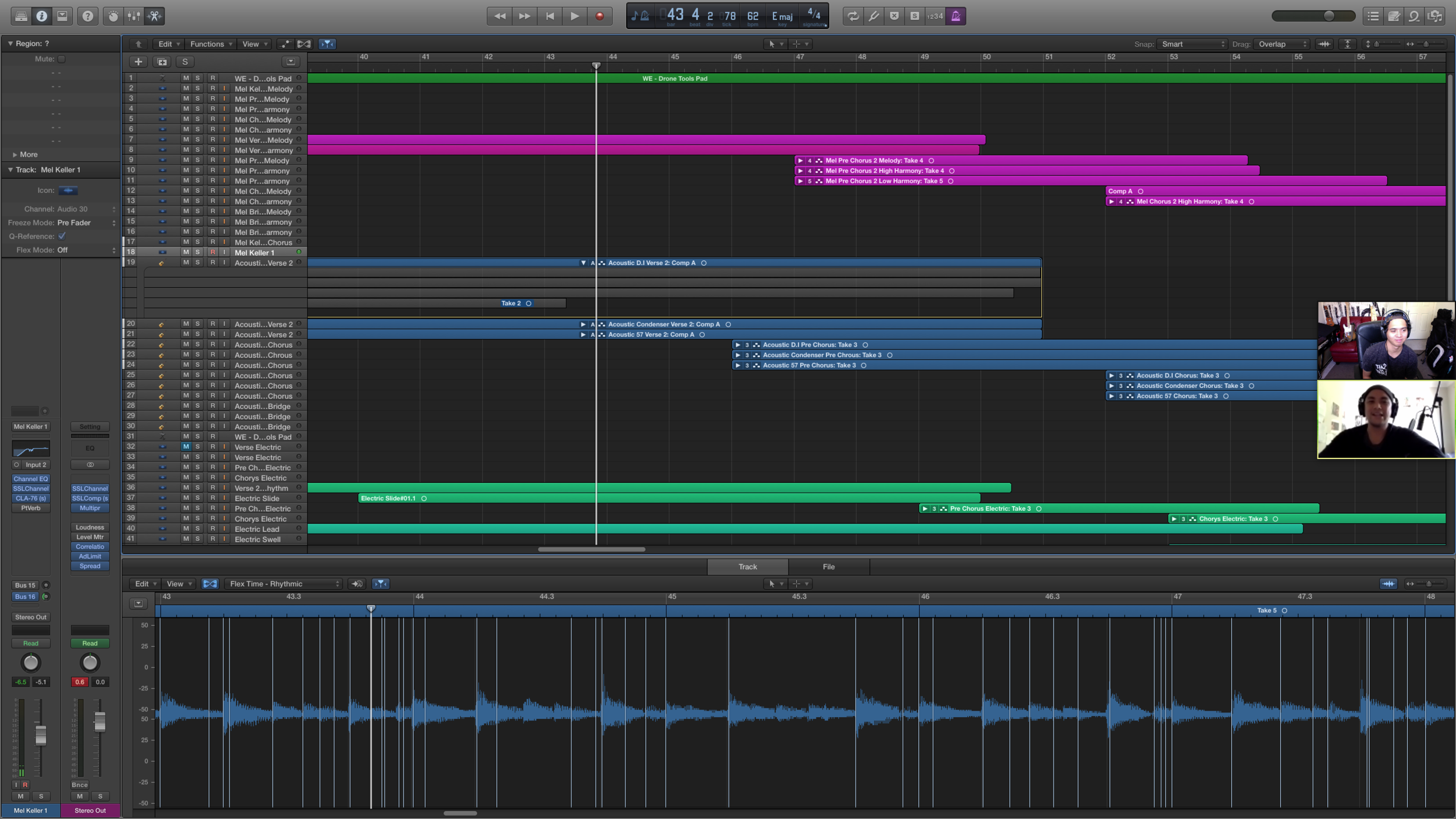 Logic Pro X sessions are designed to help you get started making music using the logic pro x digital audio workstation. Lessons are available online through skype or zoom.
