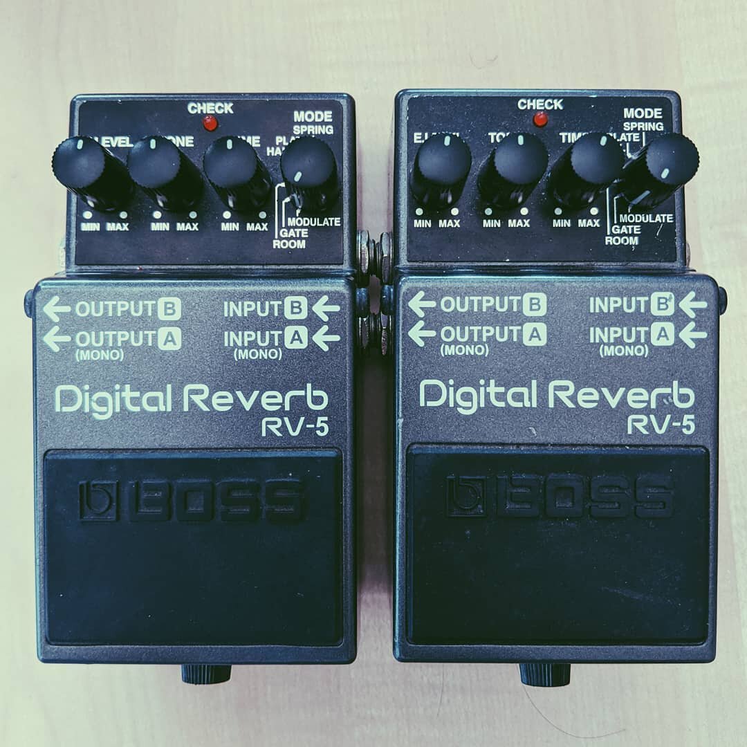 What's better than one BOSS RV-5? Two BOSS RV-5's. Give me all the modulate!
#FavouriteReverbPedal