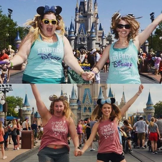 Disney besties and Orangetheory enthusiasts Katie and Lauren jump for joy at weight loss while having more energy to explore their favorite parks!