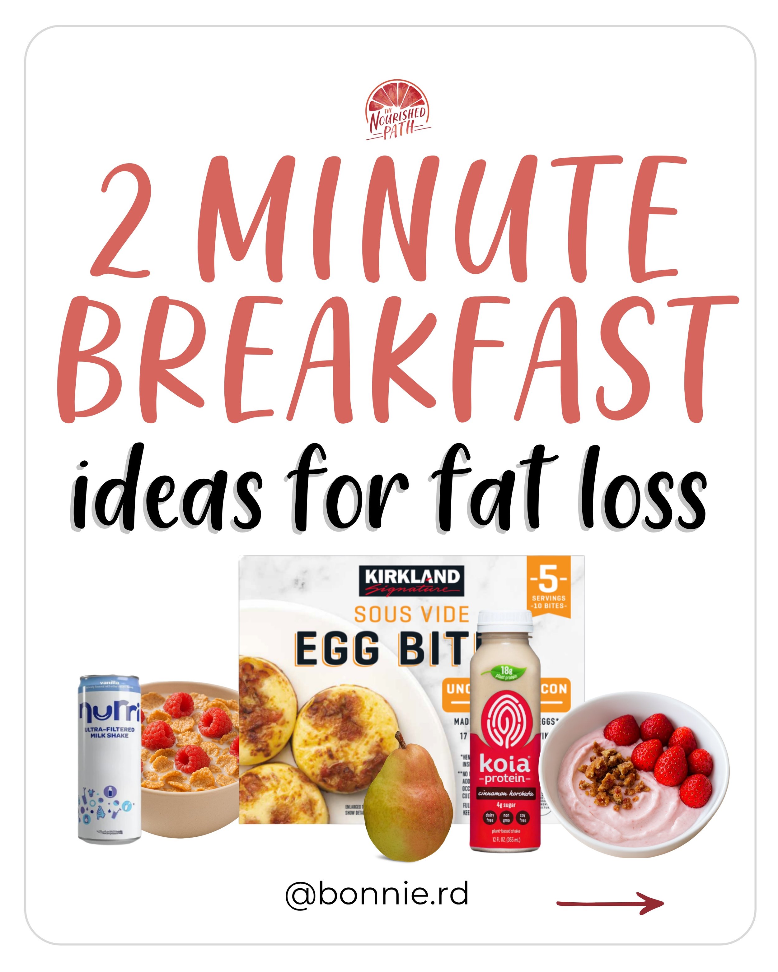 You&rsquo;d never send your kid to school without breakfast. Why are you starting your day without it?

Let&rsquo;s keep it easy &amp; simple with these meals that take less than 2 minutes to put together because breakfast doesn&rsquo;t have to be co