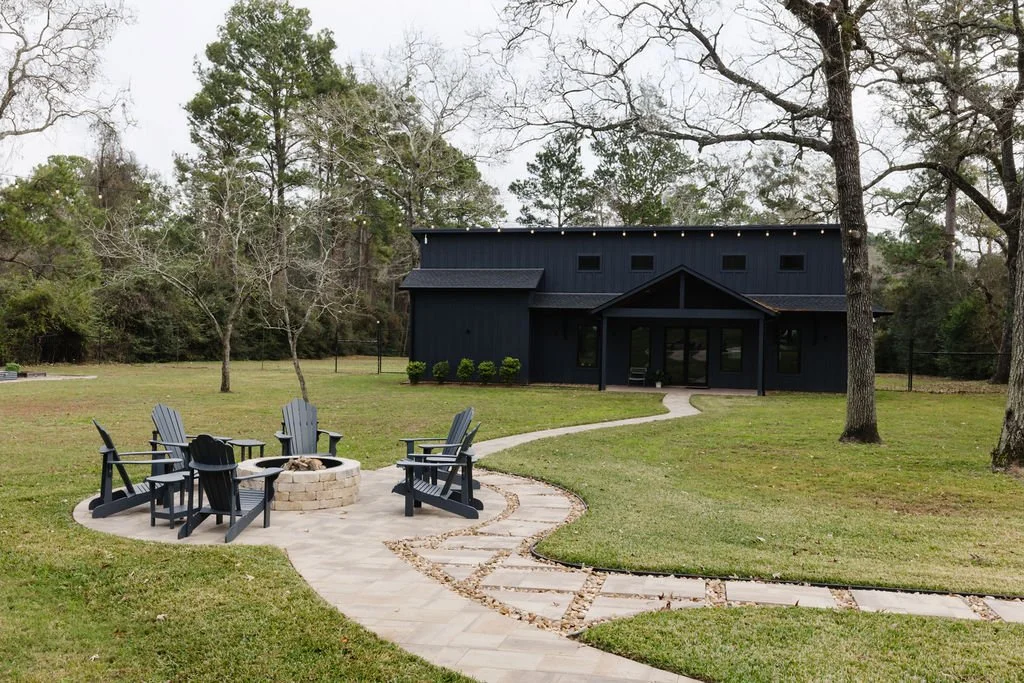 Joyful Sanctuary - Front Exterior with Firepit.jpg