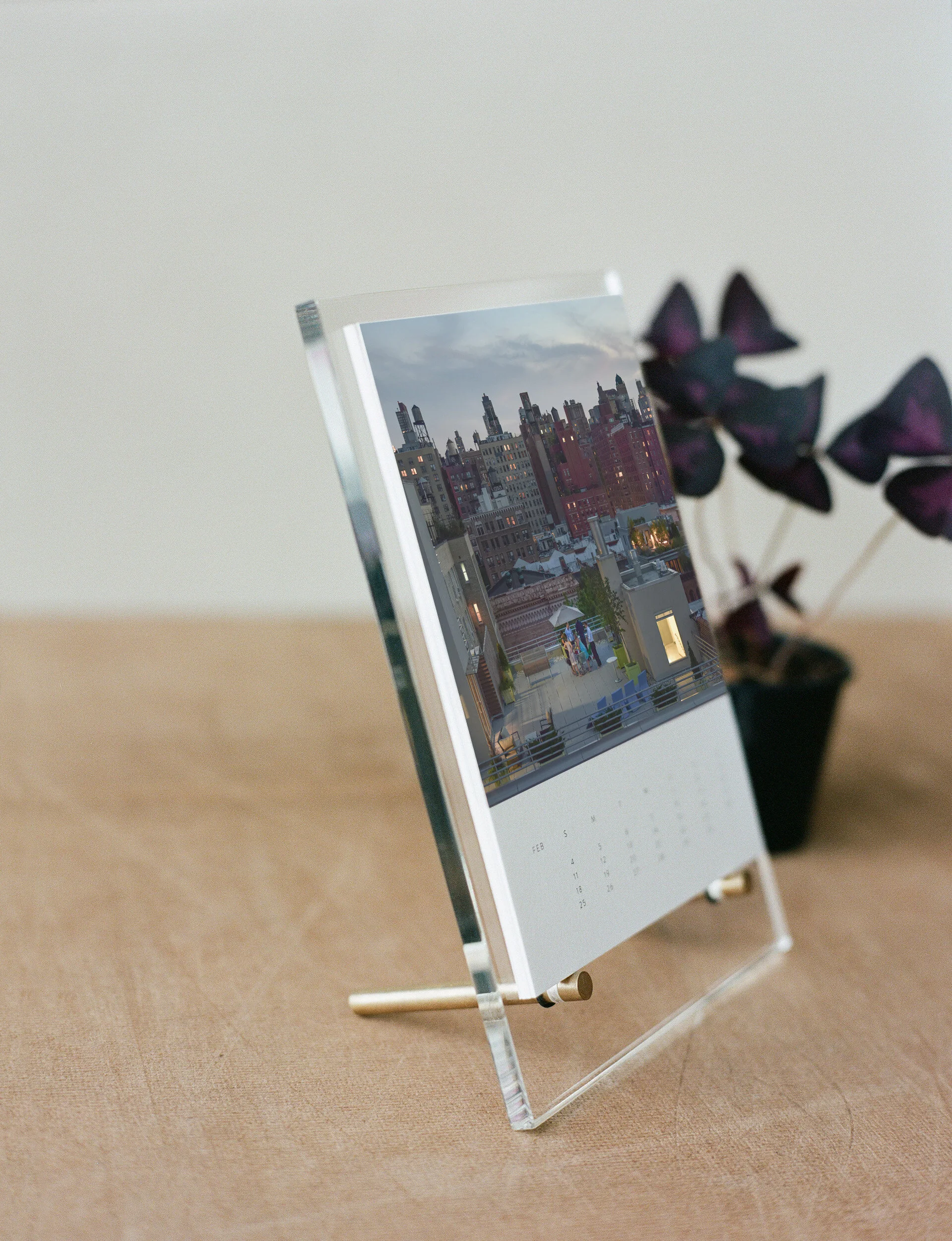 Classic 'New York' Desk Calendar