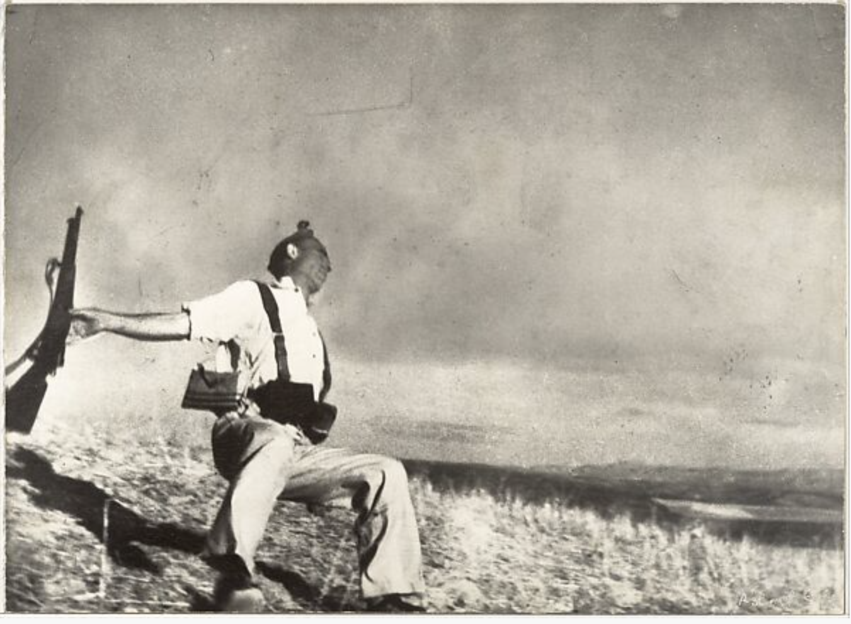 The Falling Soldier - by Robert Capa