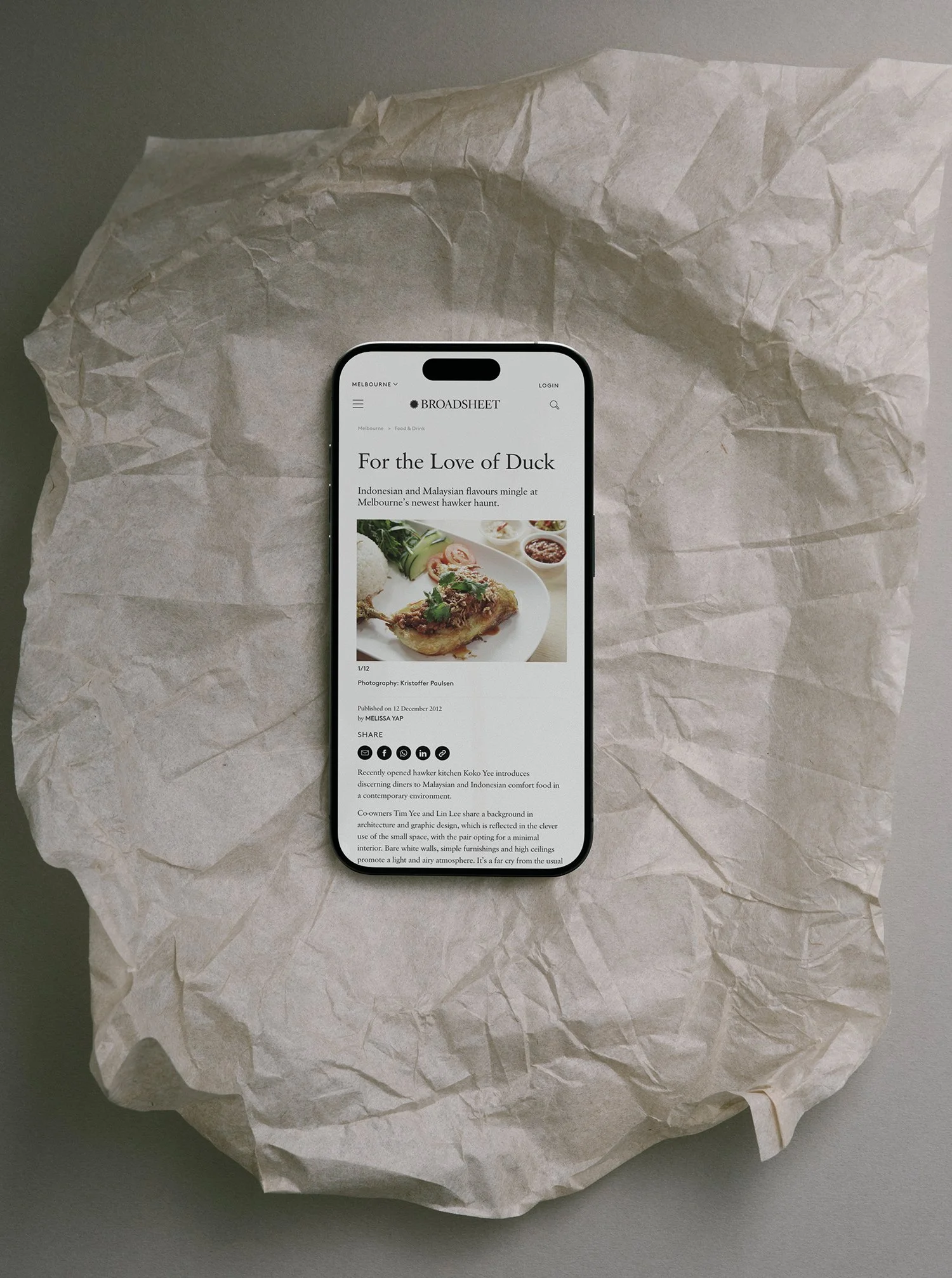 BROADSHEET   |  Editorial Production