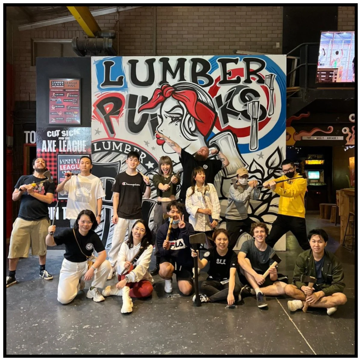 Booking Brisbane 1 — Lumber Punks Axe Throwing