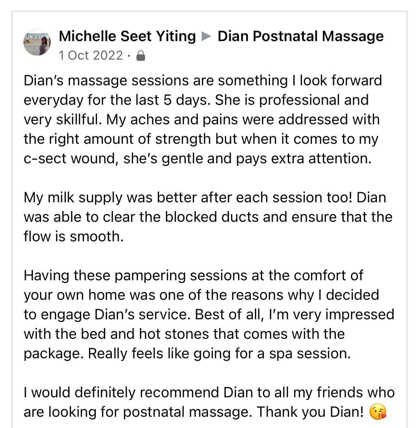 #postnatalmassagereview #postnatalmassagetherapist #postnatalmassagesingapore