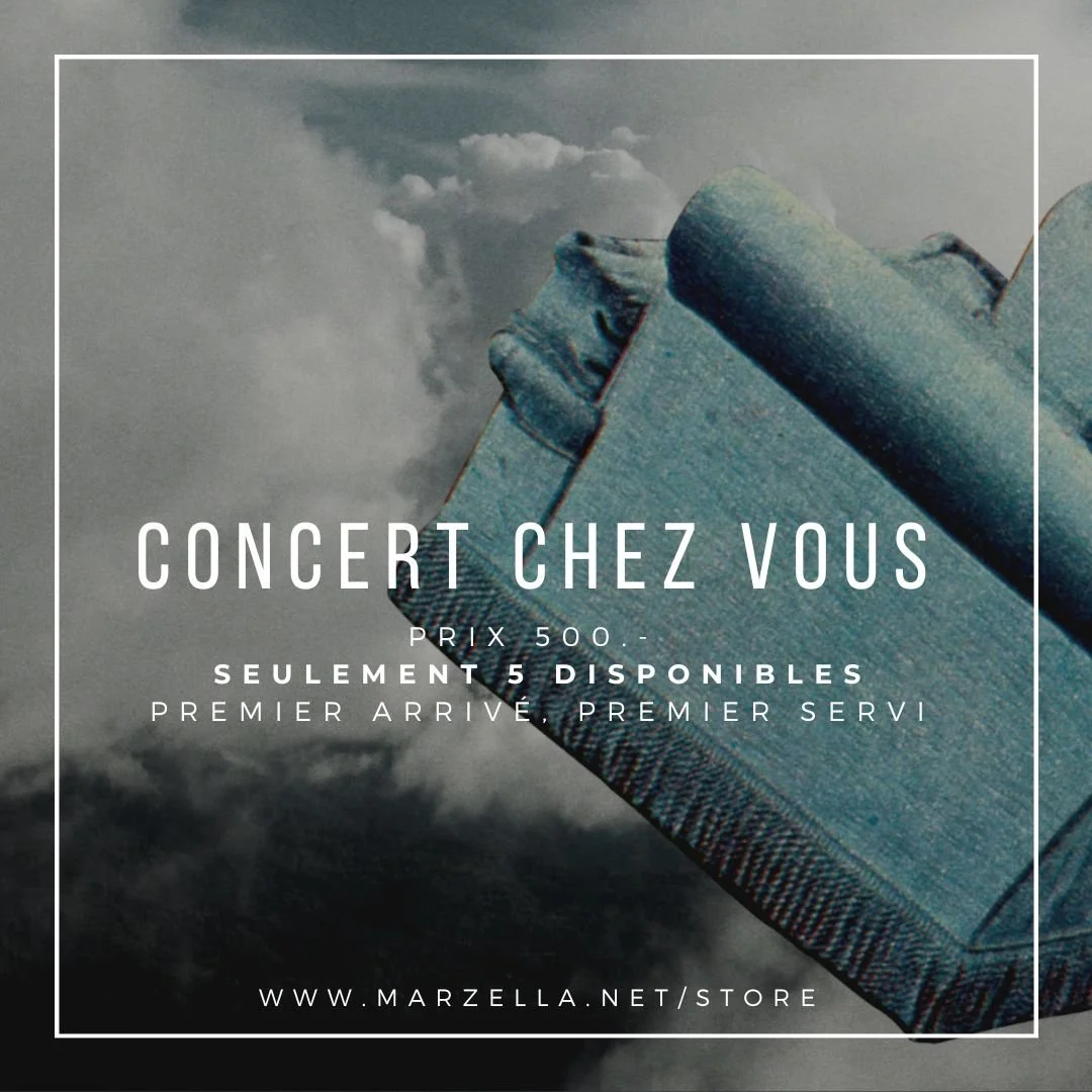 Concert intimiste chez vous (limité)