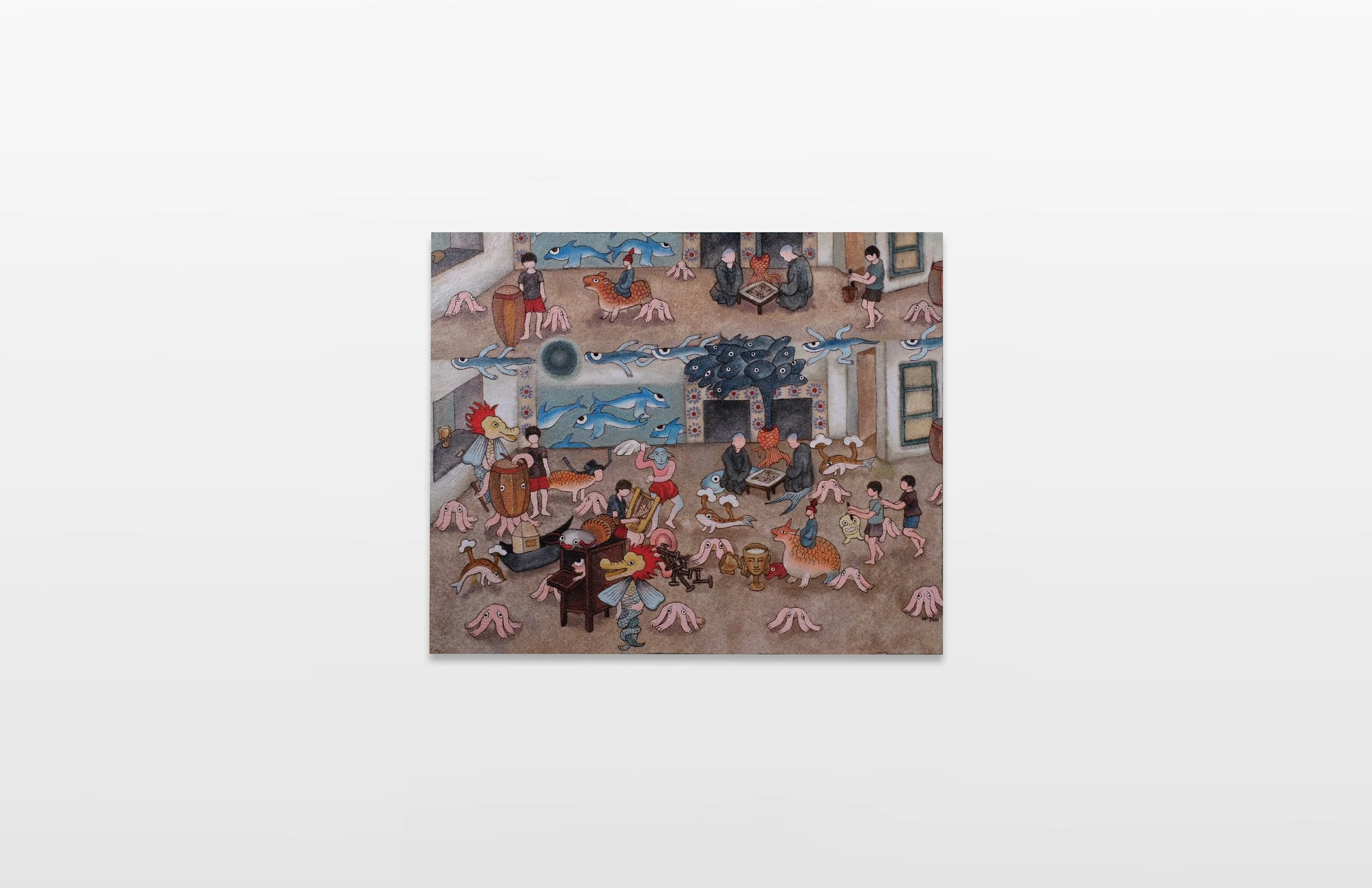 19.薛飞.时间蜉蝣. 2021. 50x60cm.布面综合材料.jpg