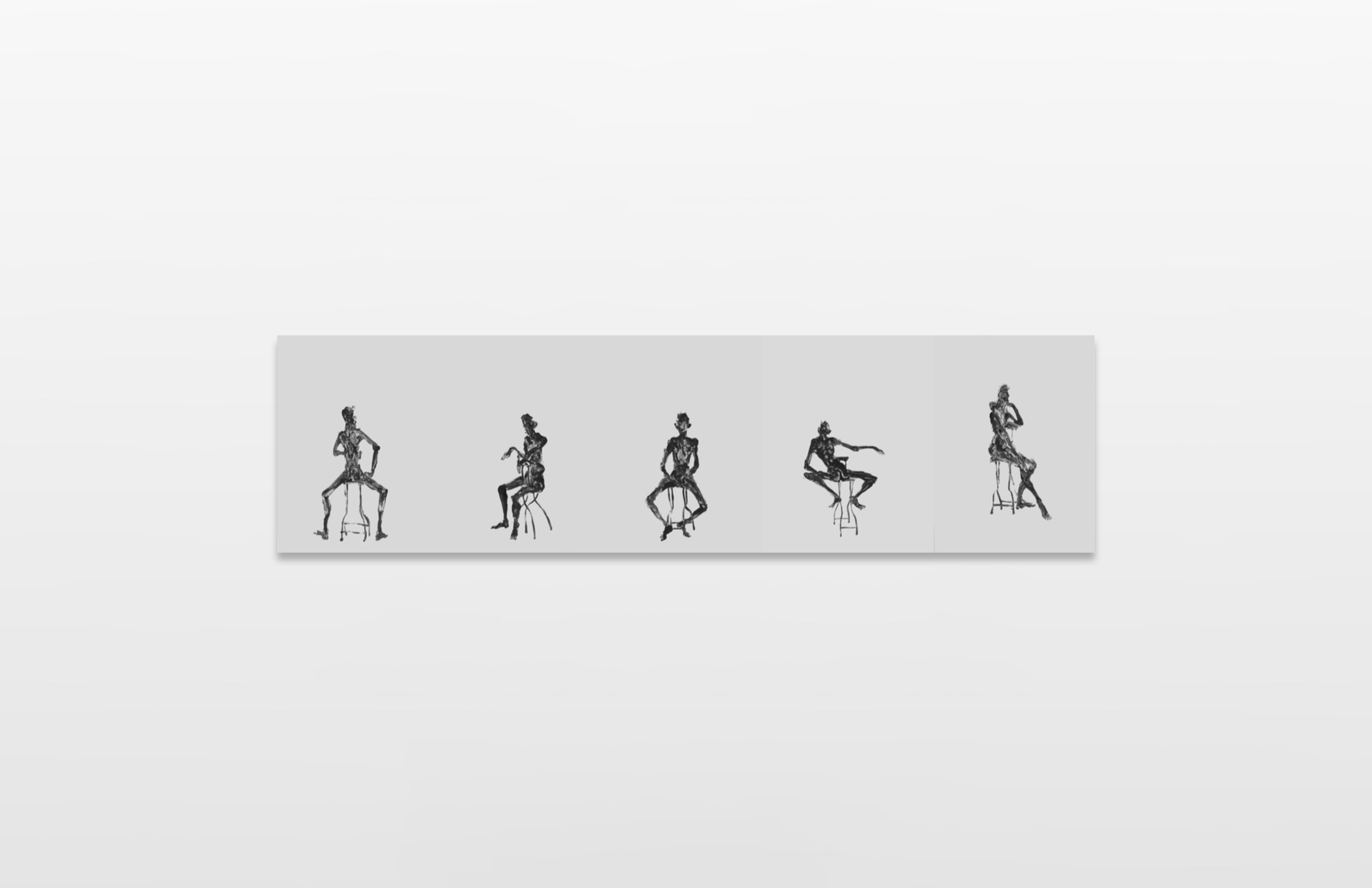 周蒙Zhou Meng,《惊蛰 Seated Man (3-24 Seated Man)》,2019.jpg