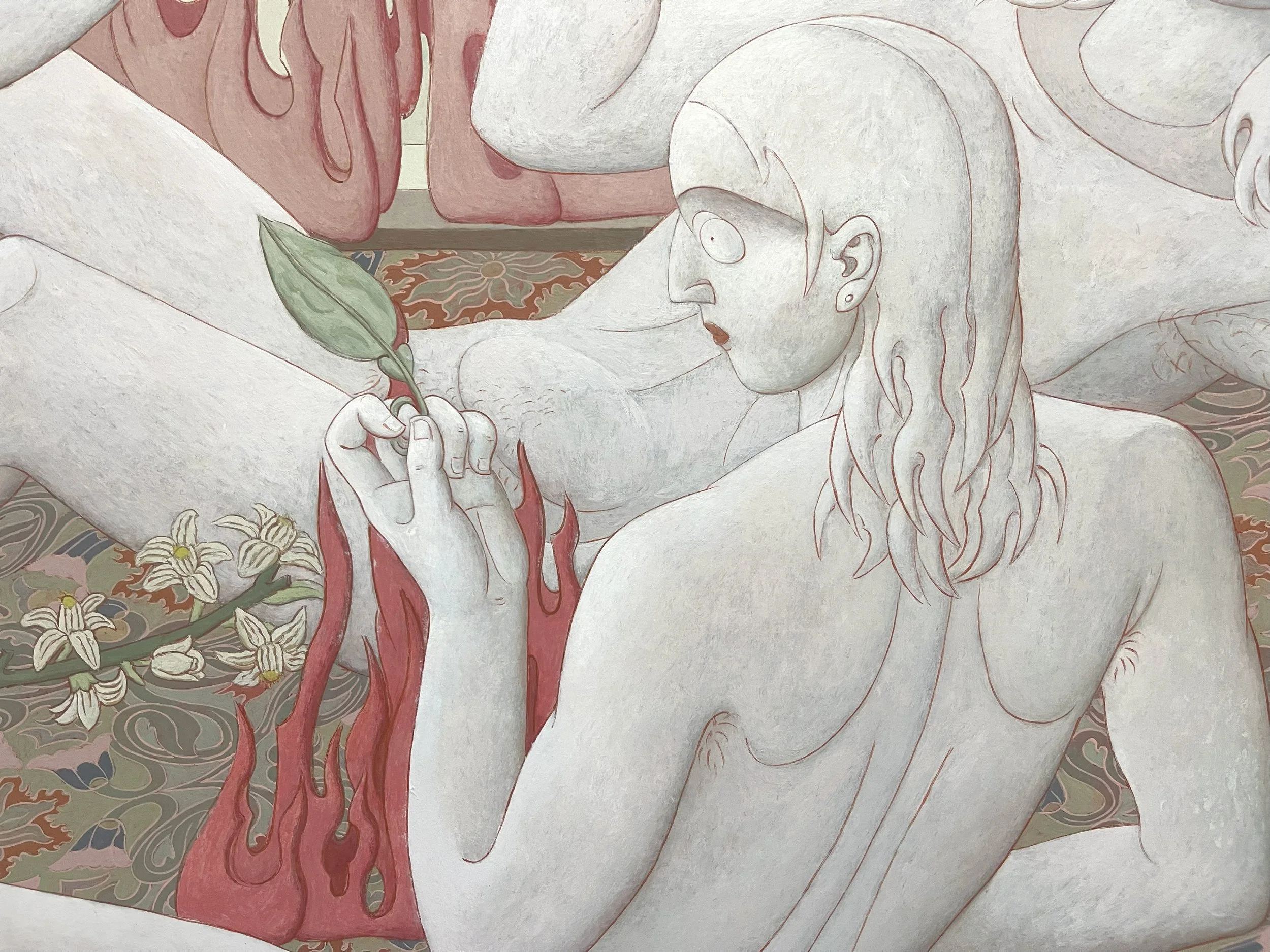b3《午憩》 85×110cm  木板坦培拉 2026年.jpg