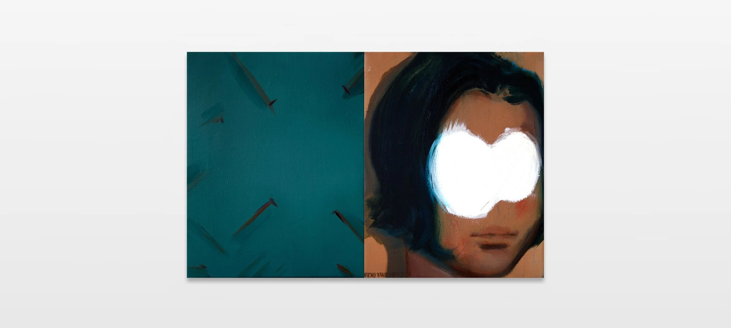 私人书写（ 27x34cm）x2 布面油画 2020.jpg