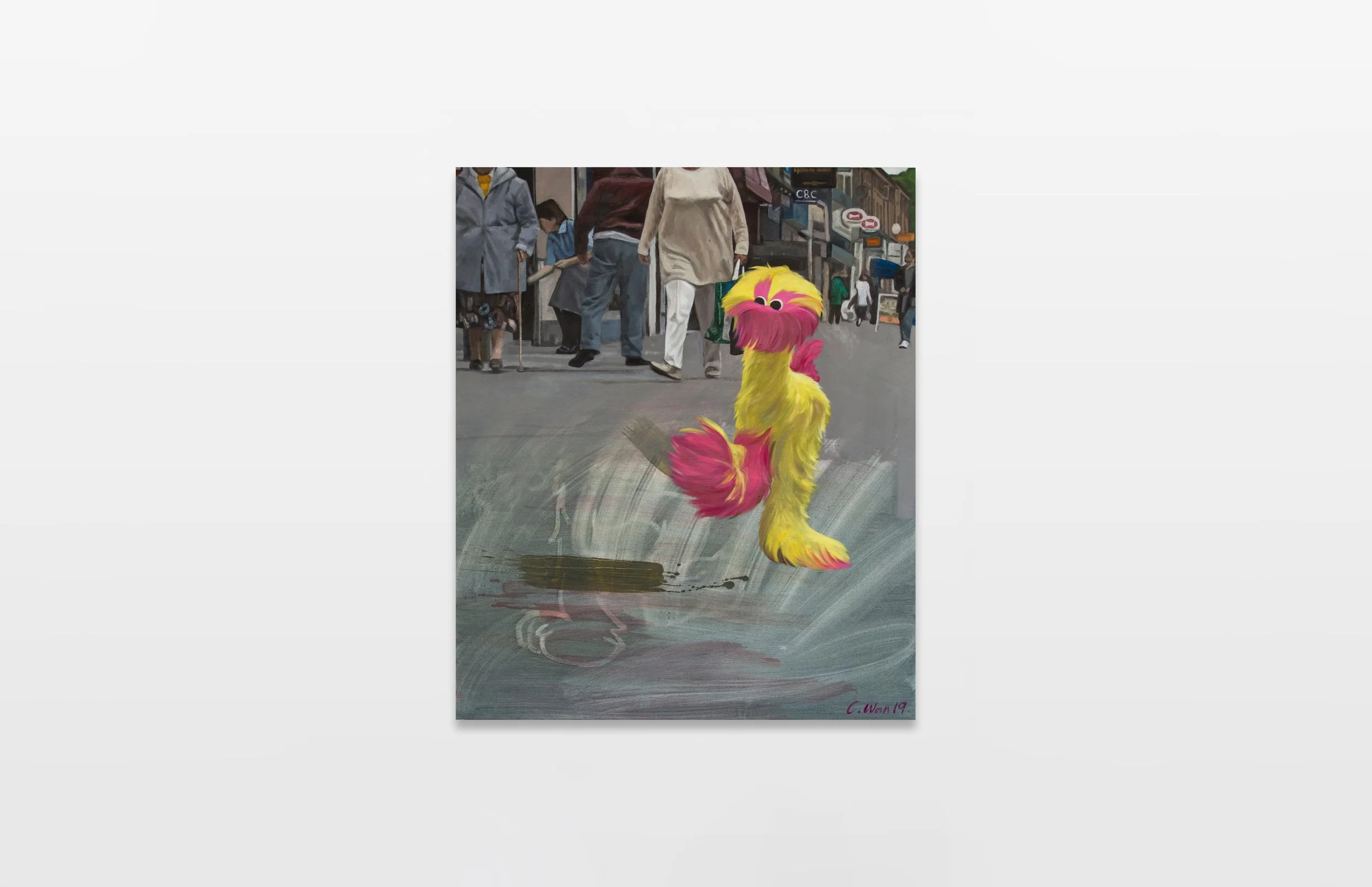 开心的杰瑞_ Jolly Jerry，90x75cm，布面油画_Oil on canvas，2019.jpg