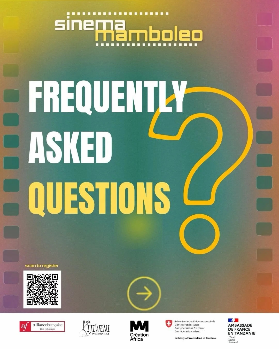 Una maswali kuhusu Sinema Mamboleo? 

Tumekusanya majibu ya maswali yanayoulizwa mara kwa mara ili kukusaidia kuelewa programu hii na kujiandaa kwa maombi yako.

Swipe kupitia post hii kupata majibu, na kama una swali ambalo halijajibiwa, tuandikie k