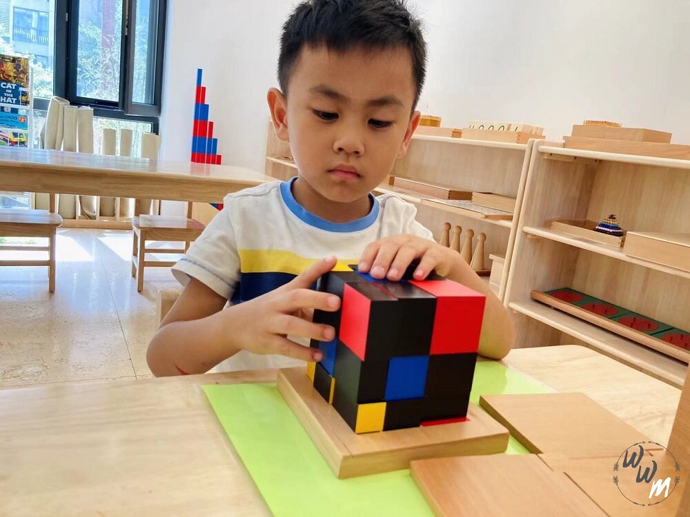 Building the Trinomial Cube in Montessori — The Wonderful World of  Montessori