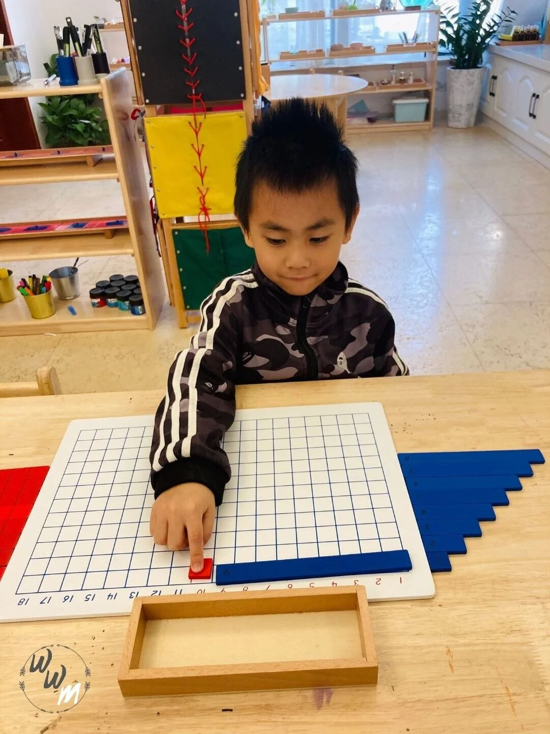 Addition Strip Board presentation One The Wonderful World Of Montessori