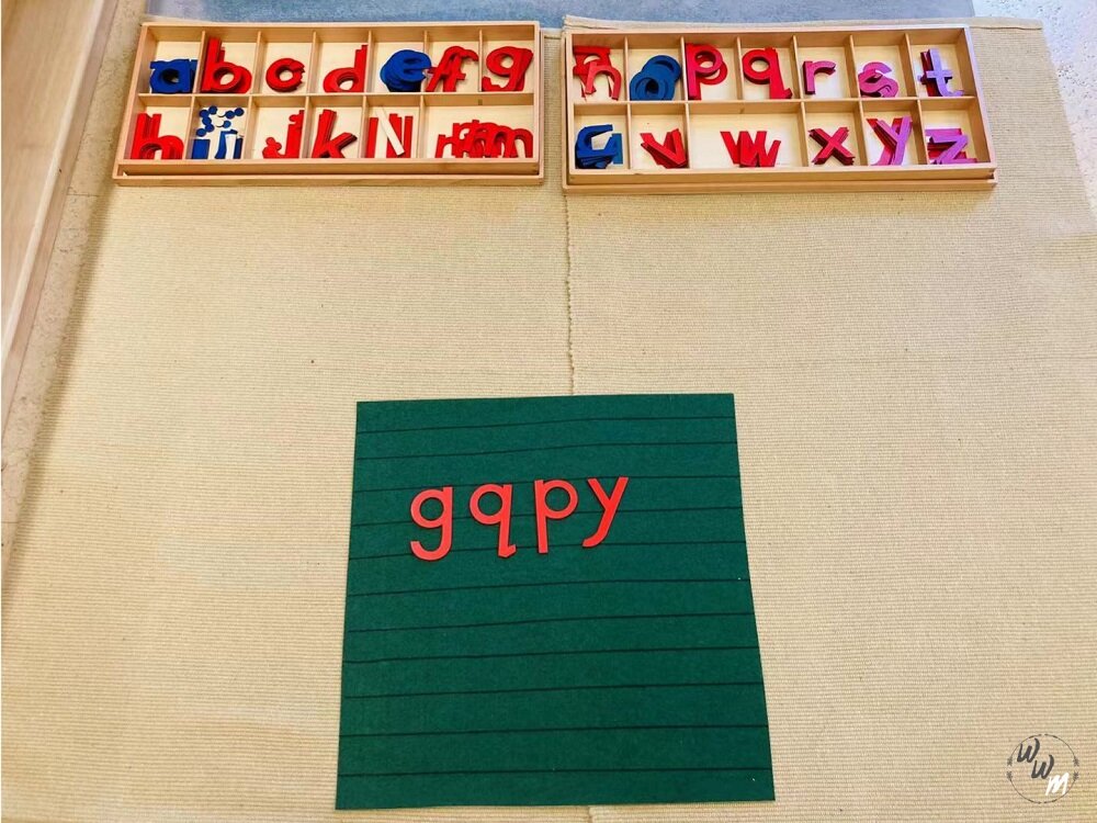 Toward Reading and Writing: The Montessori Movable Alphabet ⋆ Sugar, Spice  and Glitter