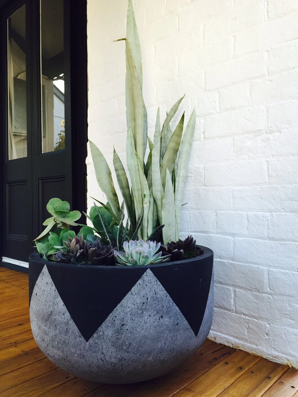 Contemporary Planting and Pot Arrangement