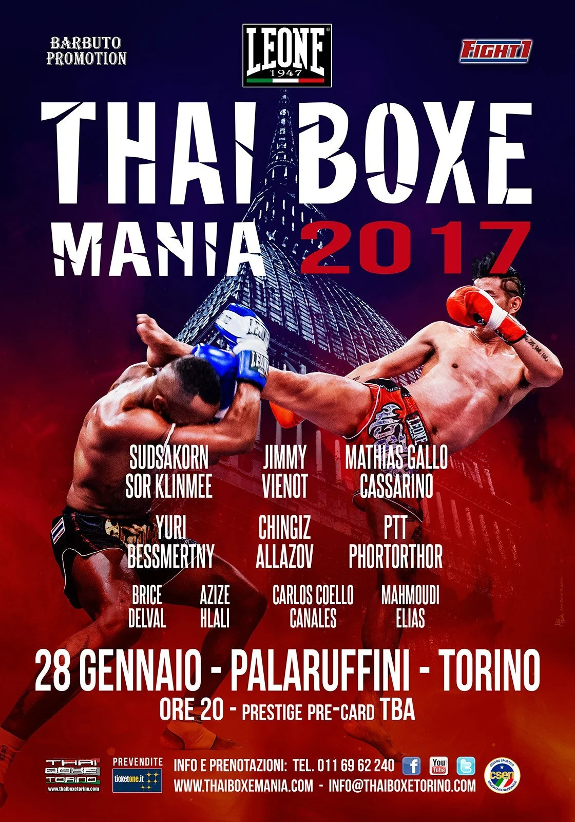 Aperte le prevendite per Thaiboxemania 2017