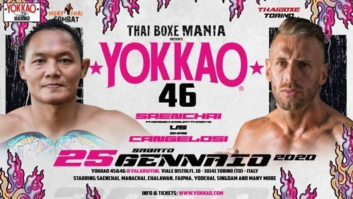THAI BOXE MANIA PRESENTA YOKKAO 45 - 46 NOTTE DI STELLE SUL RING DI TORINO