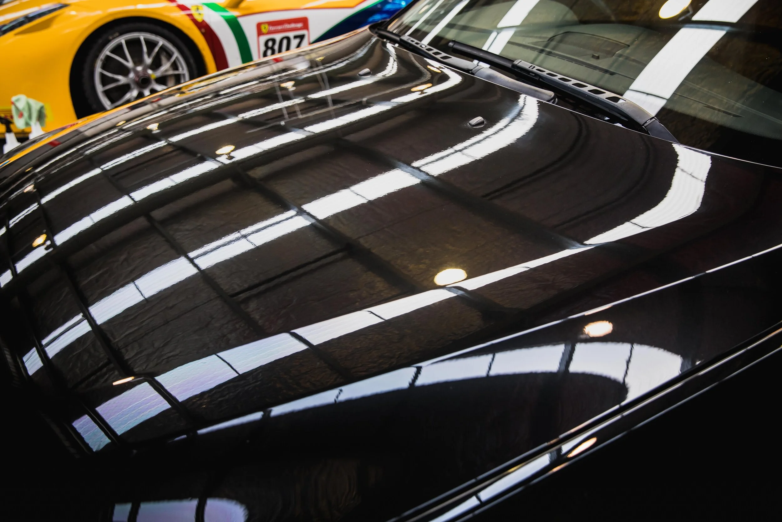 When you run your eyes over the car, expect to see no swirls or scratches. The surface will be smooth with a high gloss. Try checking this on your car: move your head up and down to catch the light at different angles, and see if you can spot any swirls or scratches. Usually, general cleaning sponges/cloths will actually leave these swirls!