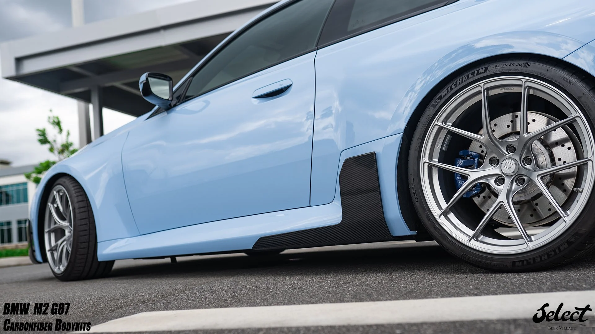 BMW M2 G87 Side Skirts Version 2