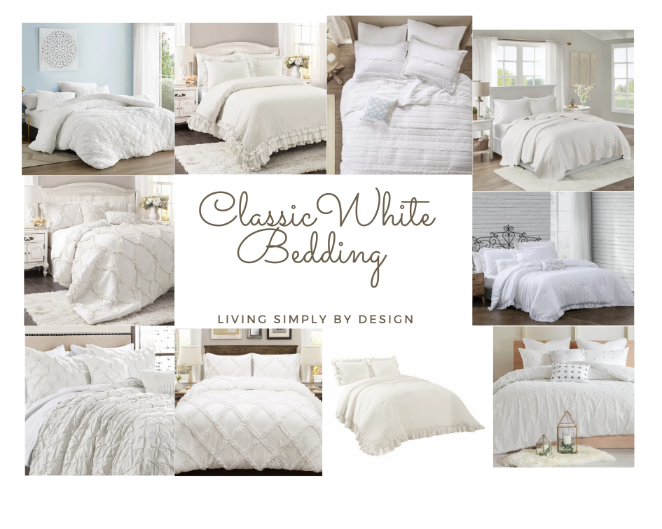 Classic White Bedding — Living Simply by Design