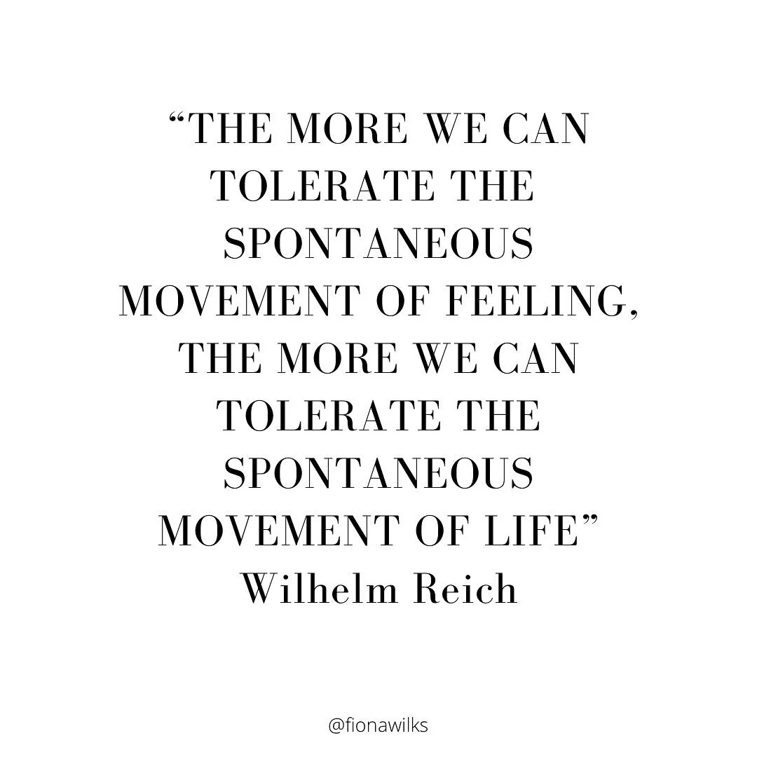 When we allow our self to feel the full spectrum of being human and create the safety to be with emotions in our body, then  we have more opportunity to be with the fullness of life. 

Like sending roots into the ground the more band width we have to