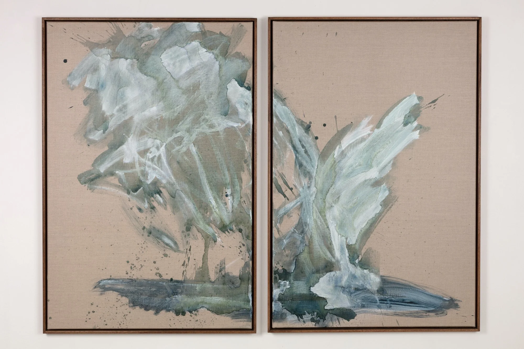 Waterfall (diptych) 