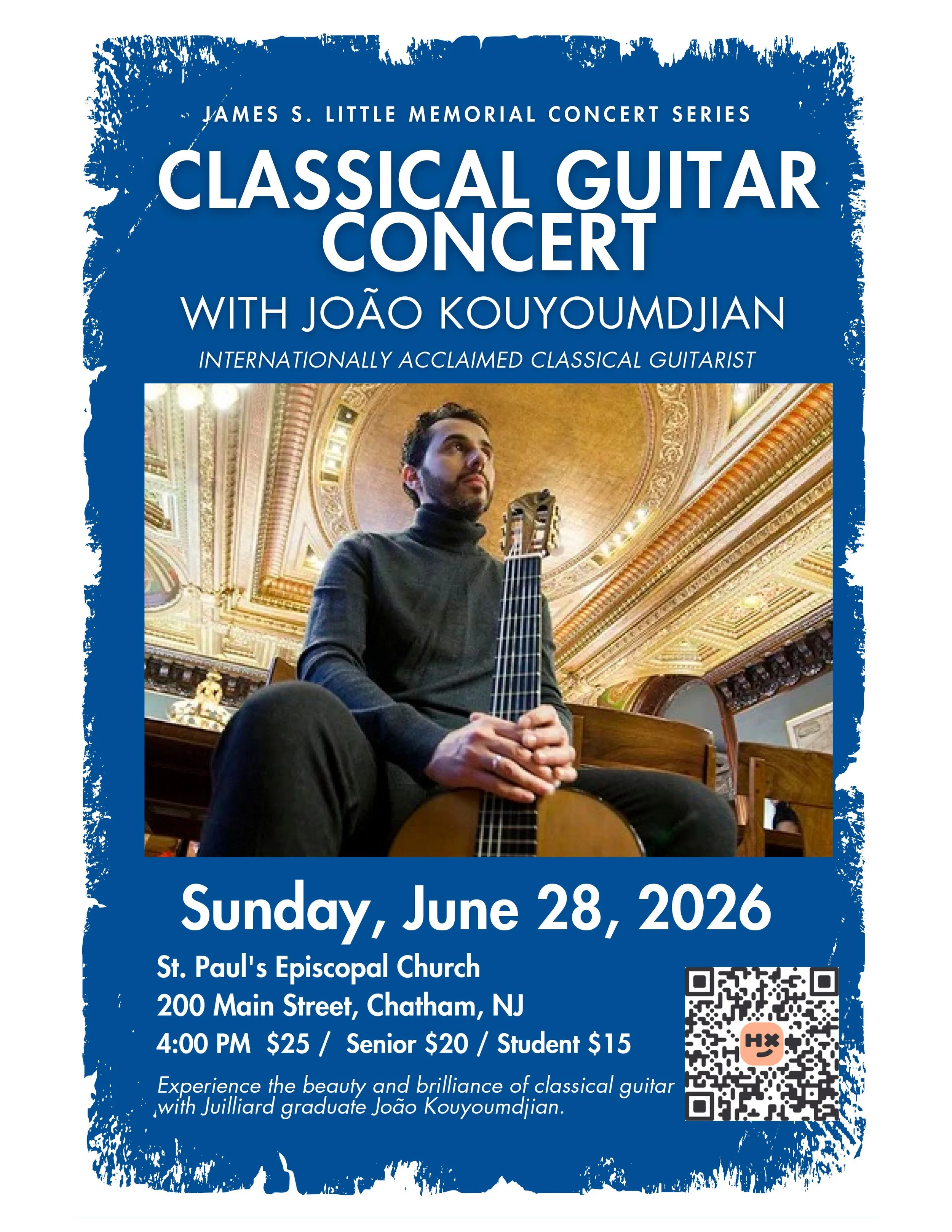 James S. Little Concert Series - João Kouyoumdjian (Classical Guitar)