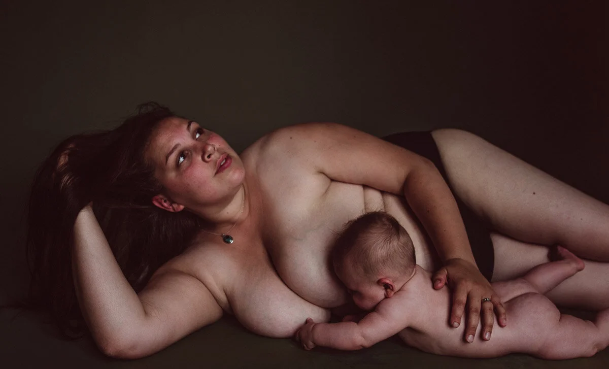 nude intimate motherhood photography Exeter UK