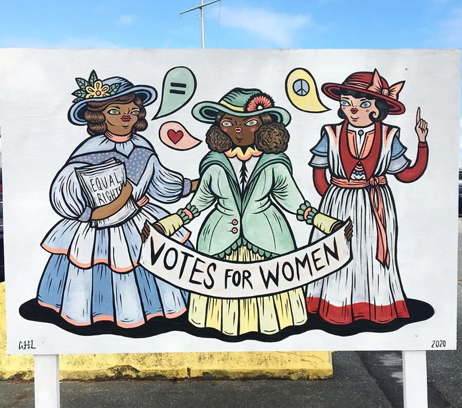 Votes for Women Mural Time-Lapse