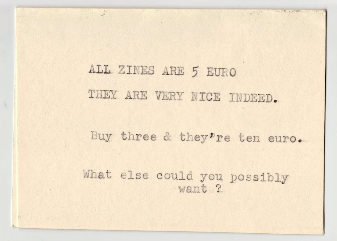 Zines 101: the tip of the iceberg