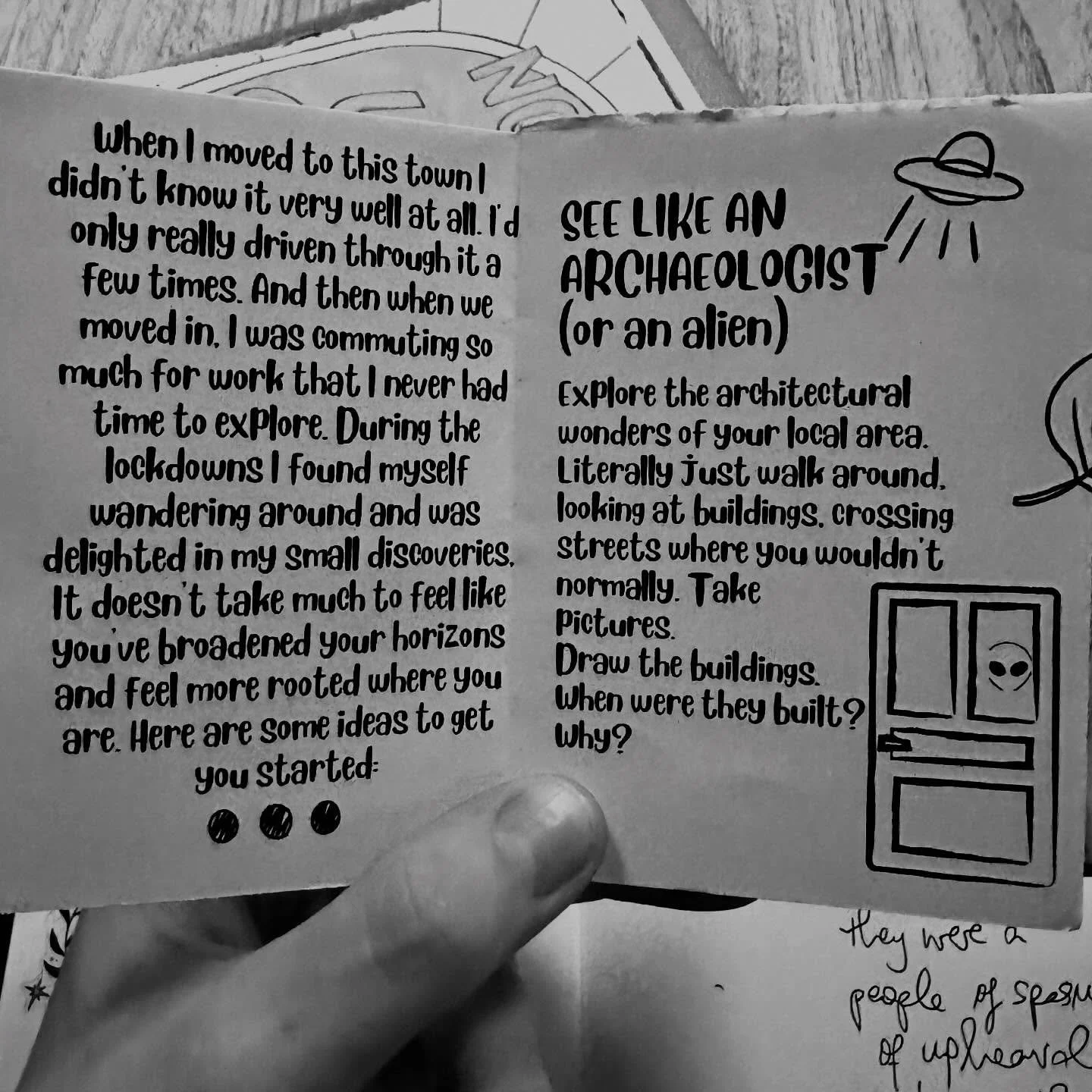 From MICROADVENTURES AND HOW TO HAVE THEM: (a zine)

#zines #zinemaking #zinester #nicezines #zinesoftheworld