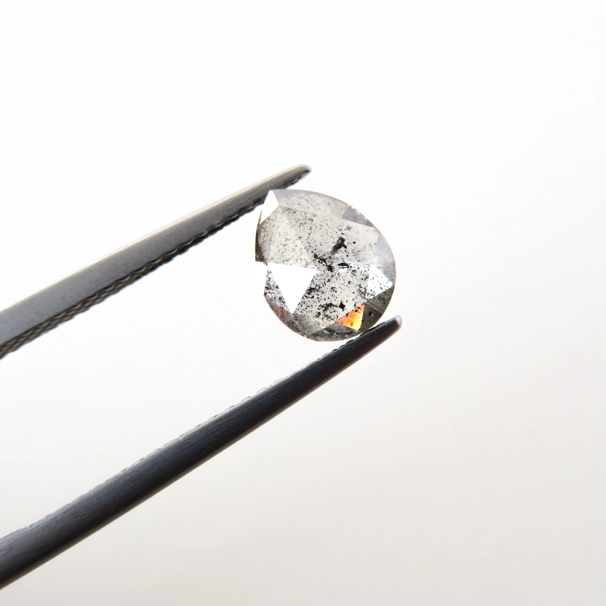pear rose cut salt and pepper diamond south africa