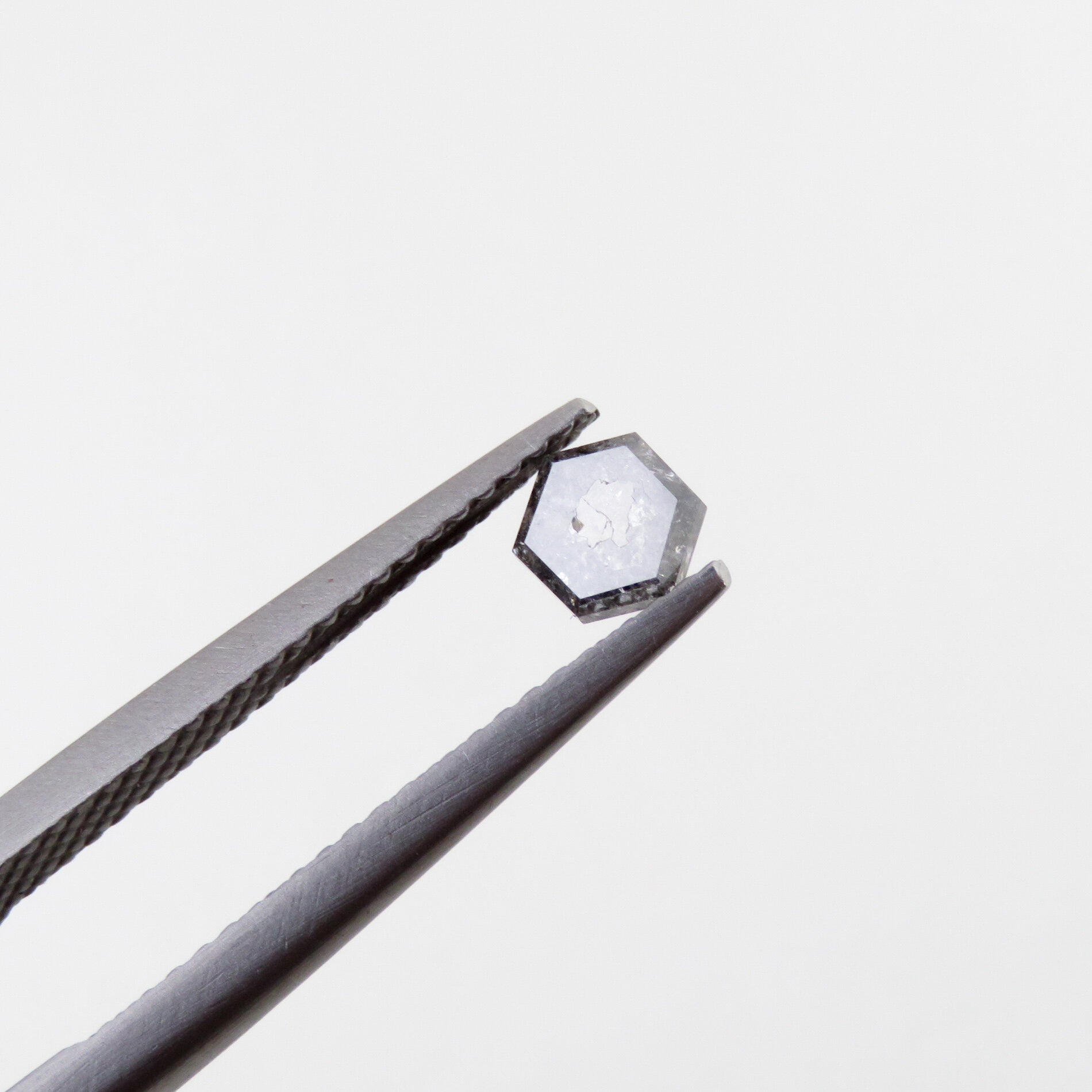grey diamond engagement ring